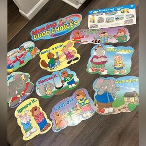 Making Good Choices Educational Poster Set for Kids Carson Dellosa